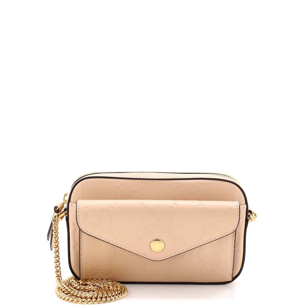 Gucci Front Pocket Chain Shoulder Bag #291481G10B